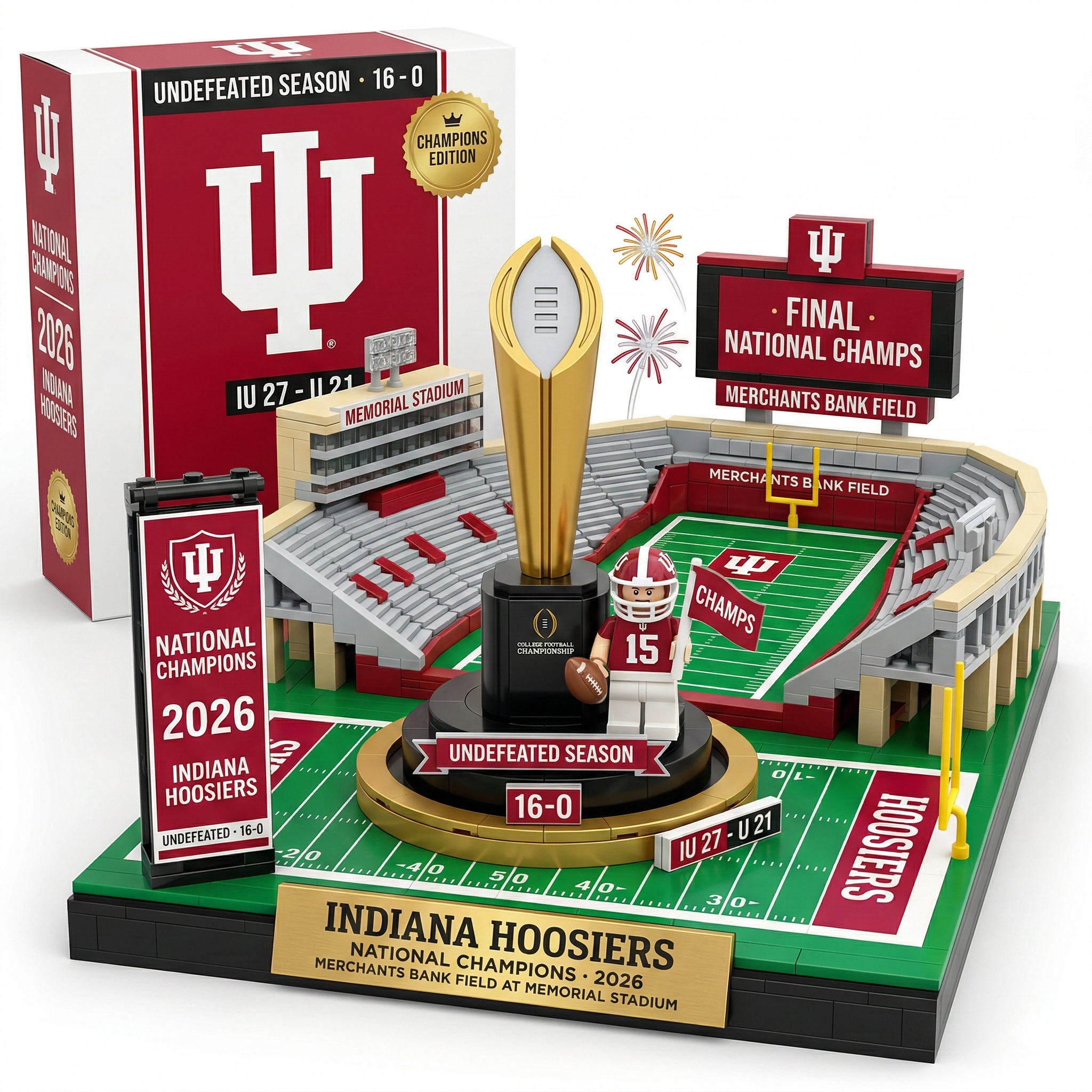 Indiana Hoosiers – 2026 National Champions Collector Brick Edition