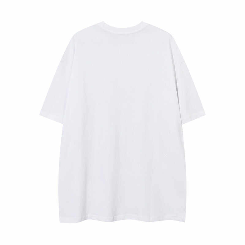 Butterfly And Letters T-shirt Loose Summer Men