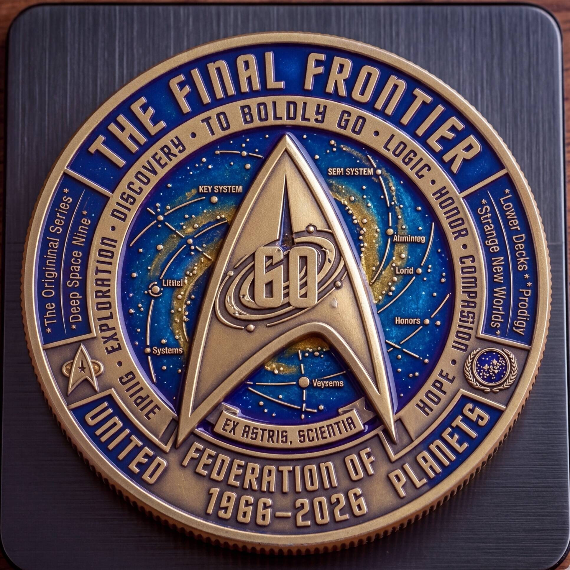 Star Trek 60th Anniversary Collector Coin