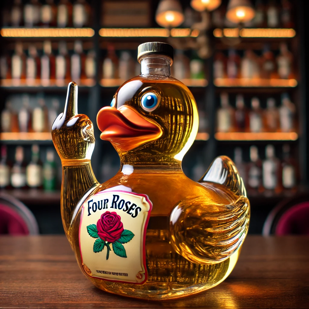 Middle Finger Duck Bottle