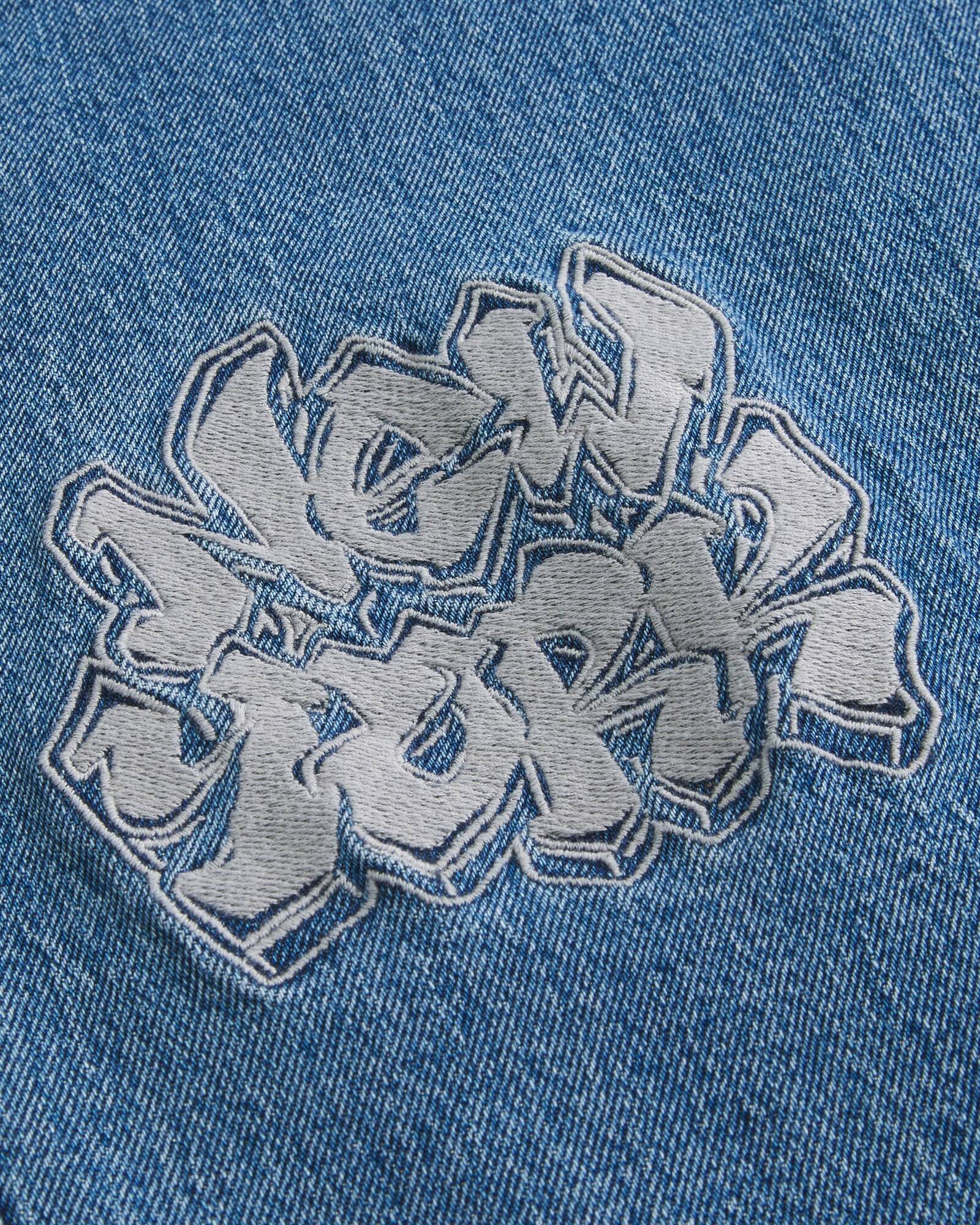 Medium Wash Super Baggy Jeans