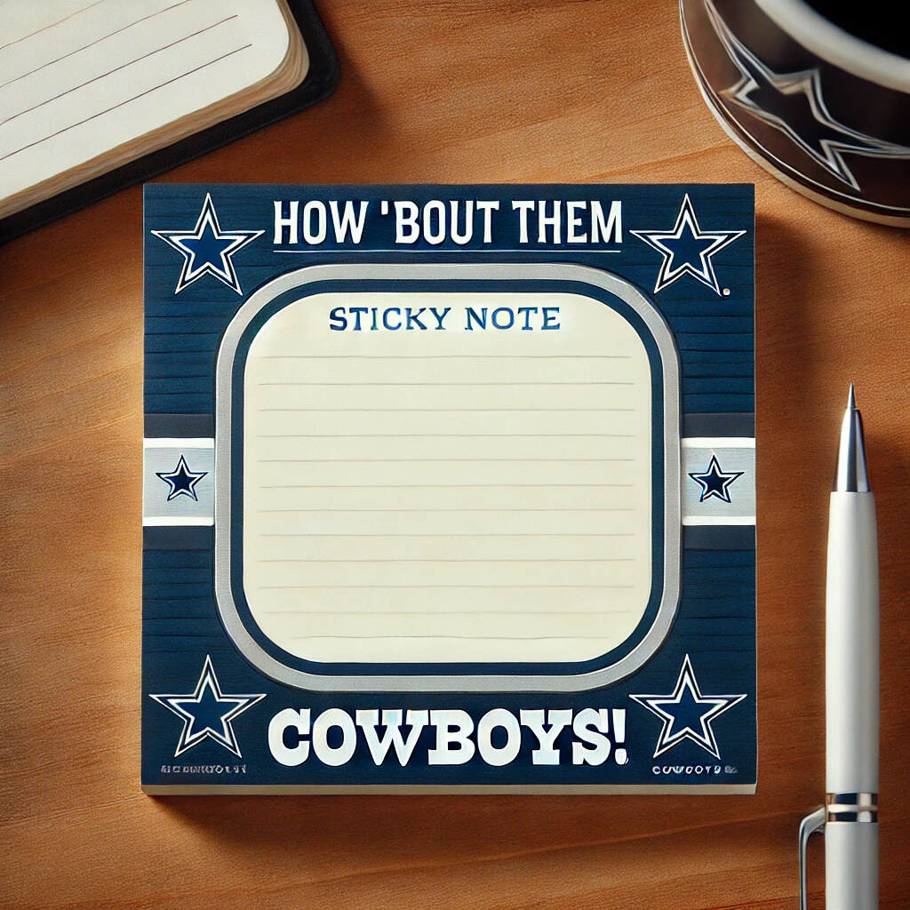 Football Team Sticky Notes