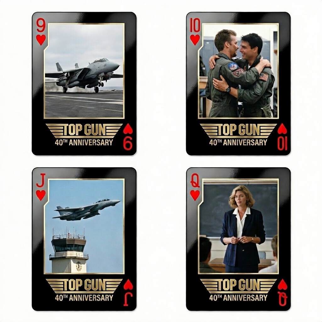 Top Gun 40th Anniversary Limited Edition Playing Cards—54 CARDS