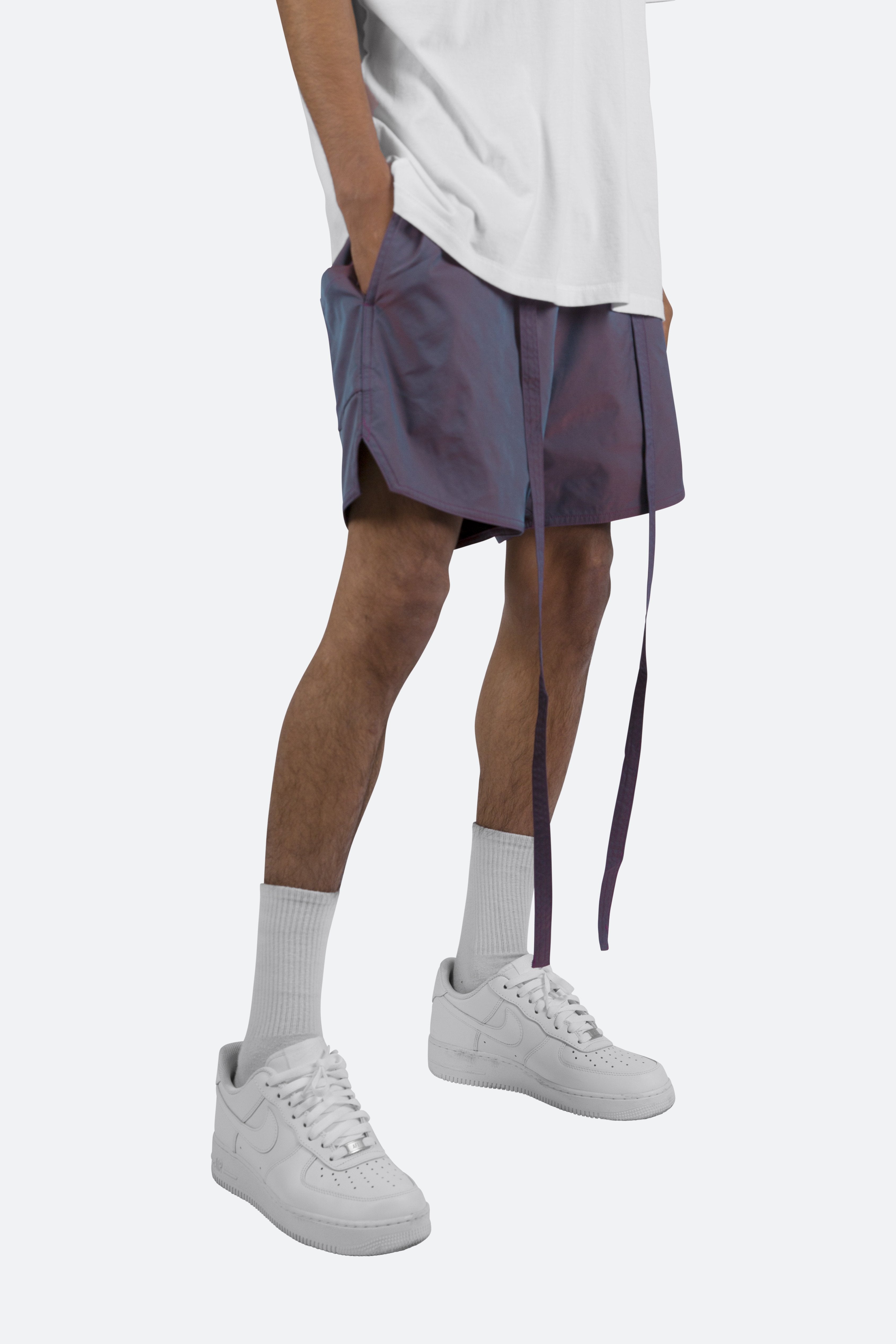 Nylon Carpenter Shorts - Purple
