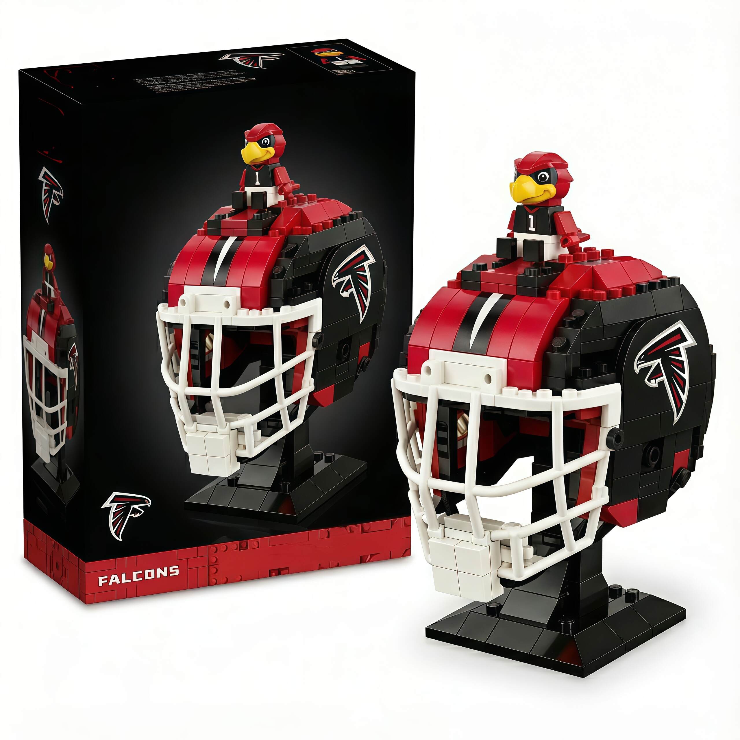 American Pro Football Brick Helmet Collector Brick Set