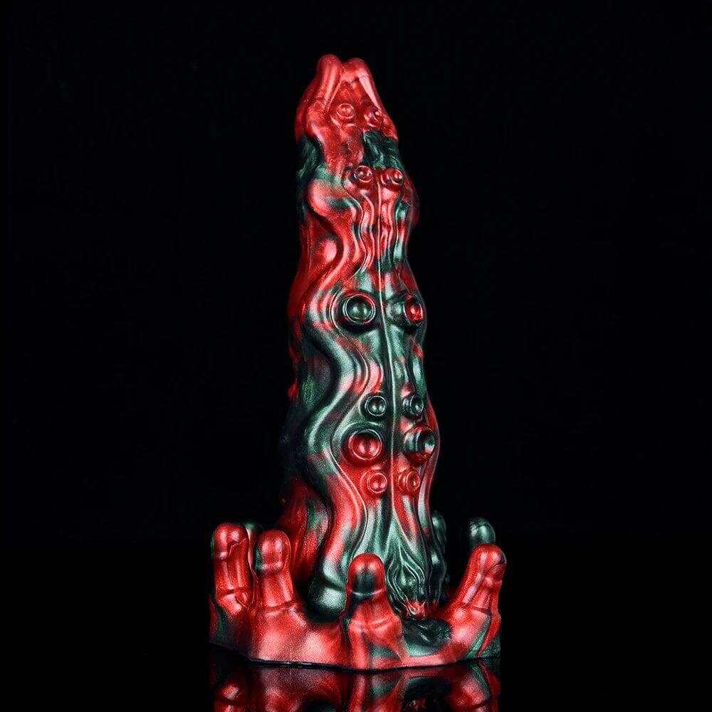 LICKER Dog Knot & Tentacle Fantasy Dildo - G-Spot & Anal Pleasure
