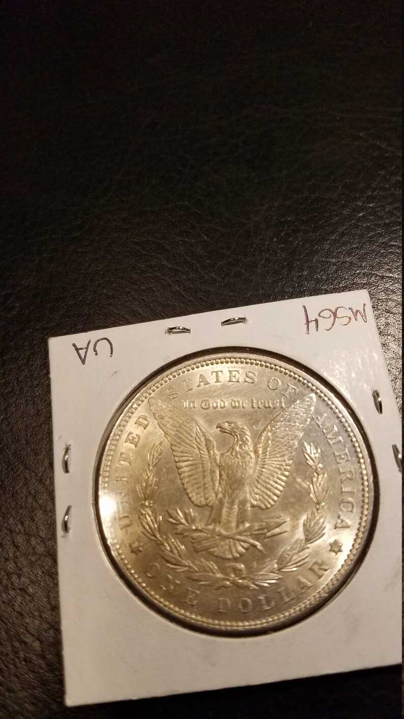 1889  Silver Morgan  Dollar BU / Mirror like ! Lot# 600