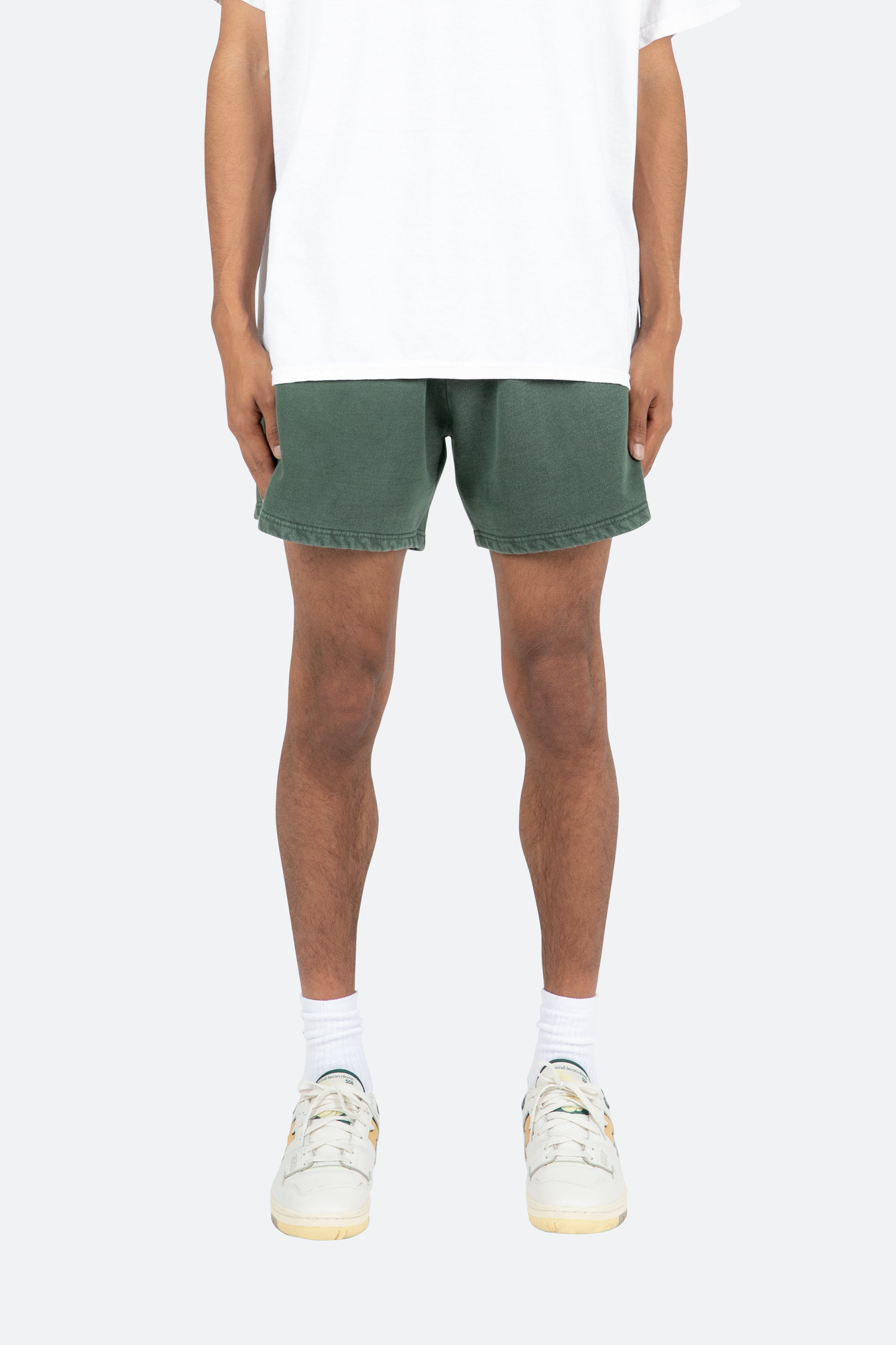 Vintage Washed Sweatshorts - Green