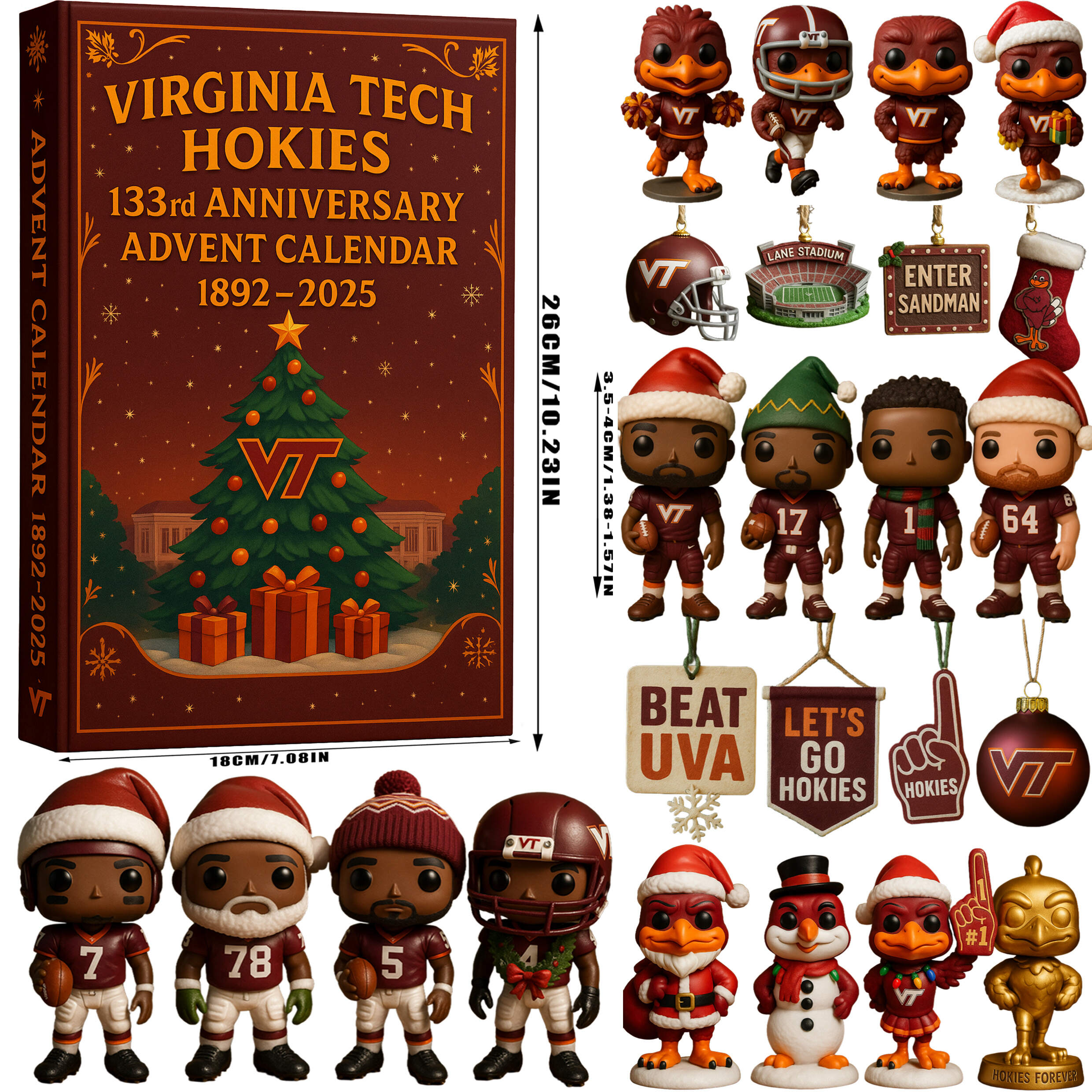 Virginia Cavaliers 133rd Anniversary 2025 Advent Calendar