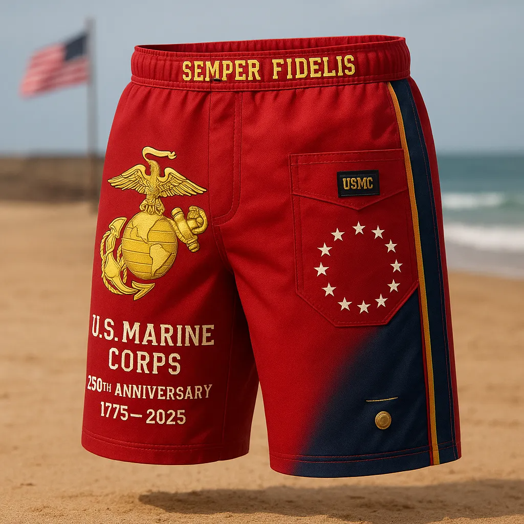 USMC 250th Anniversary Commemorative Shorts – Limited Holiday Drop