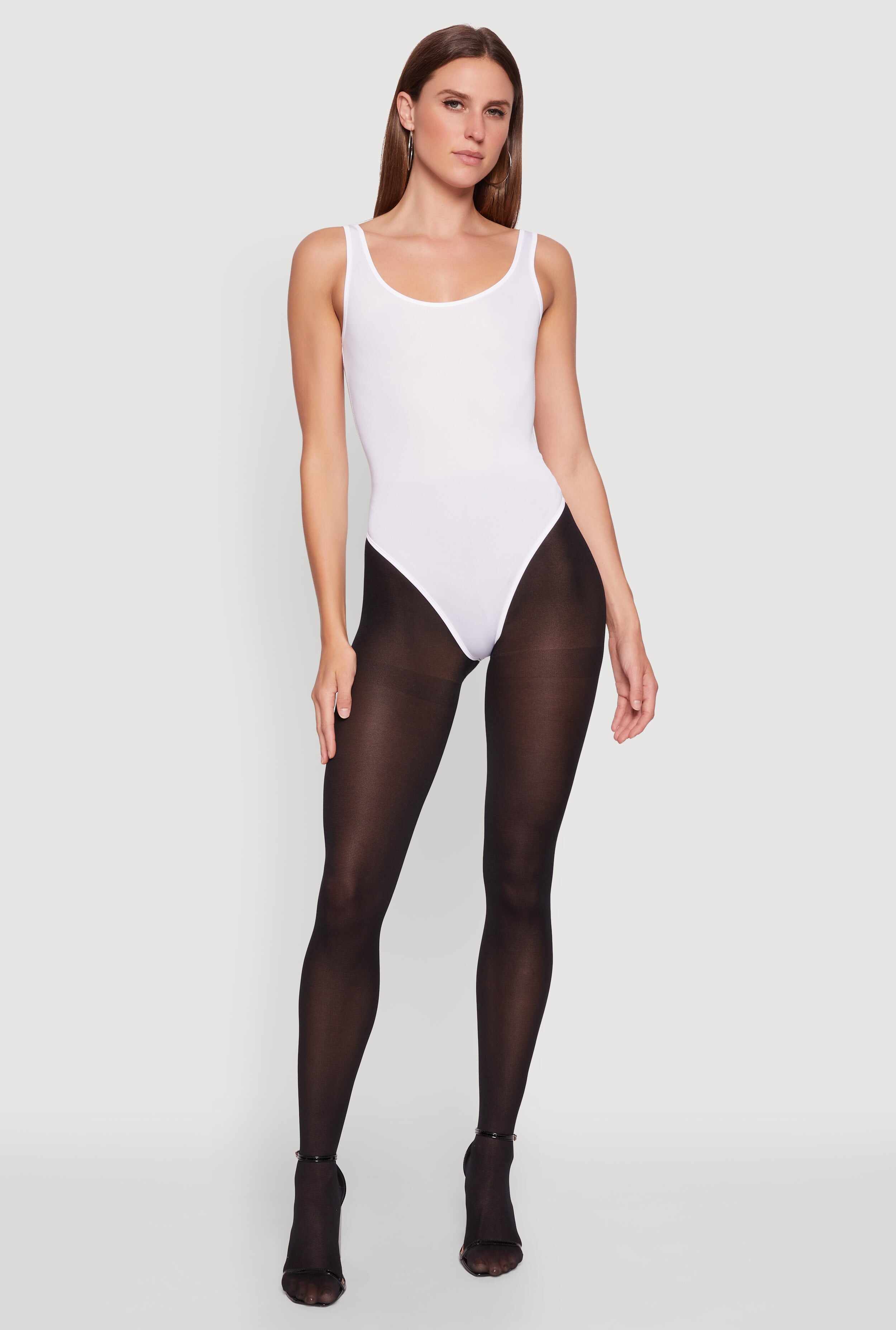 Daisy Sleeveless Scoop Neck Bodysuit