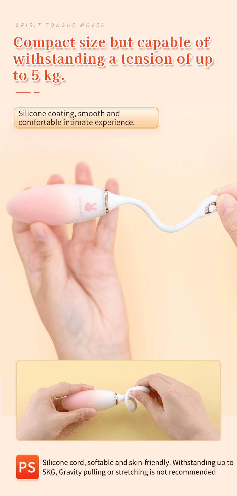 Cola Remote Control Vibrating Egg – Clitoral Vibrator
