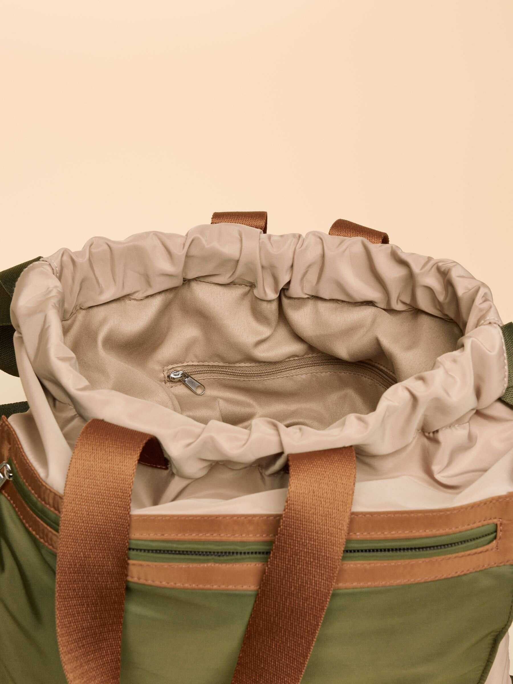 Peplow Khaki Green Rucksack