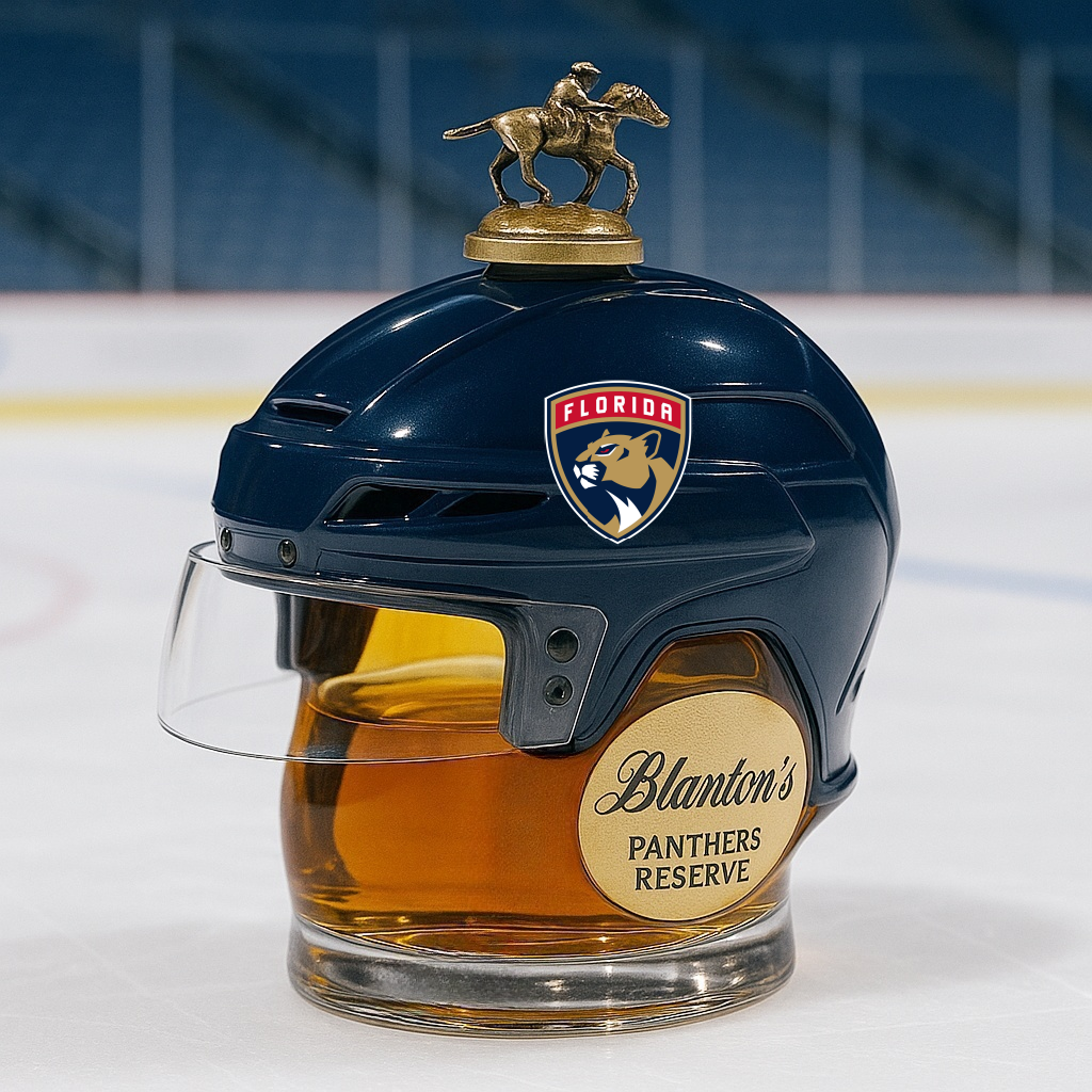 Florida Panthers Helmet Whiskey Bottle