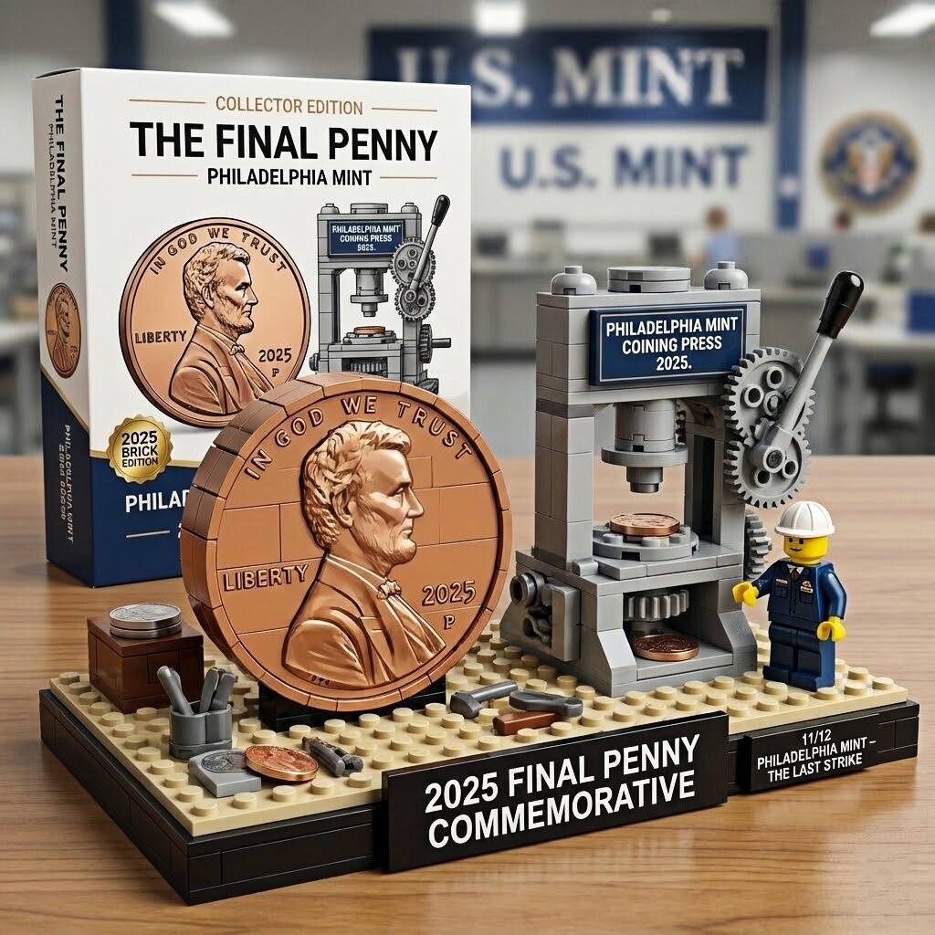 The Final Penny™ 2025 Philadelphia Mint Commemorative Brick Set