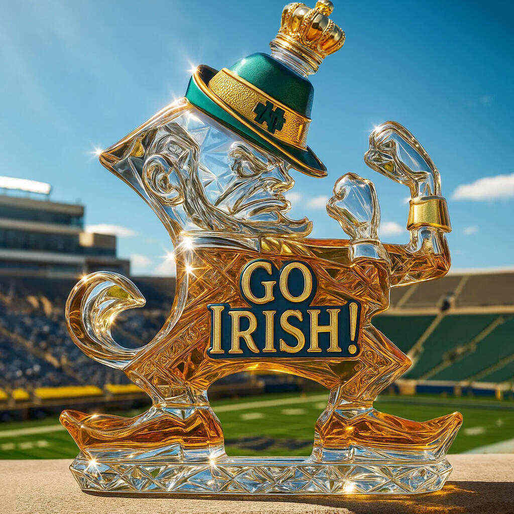 Notre Dame Fighting Irish Whiskey bottle