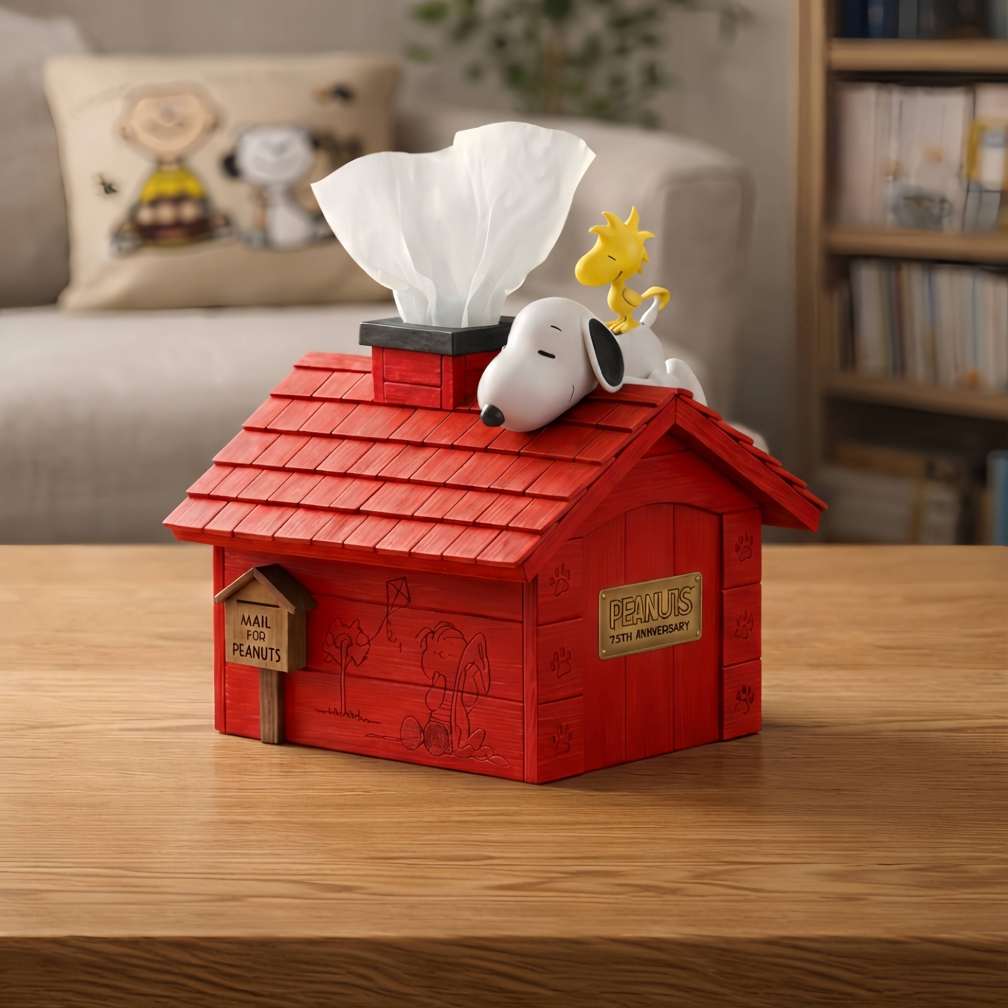 Snoopy 75th Anniversary Toilet Paper Box
