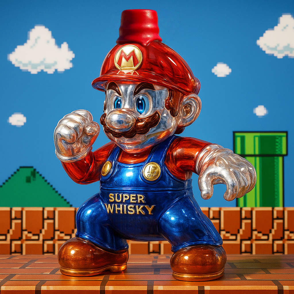 Super Plumber Limited Edition Whiskey Bottle