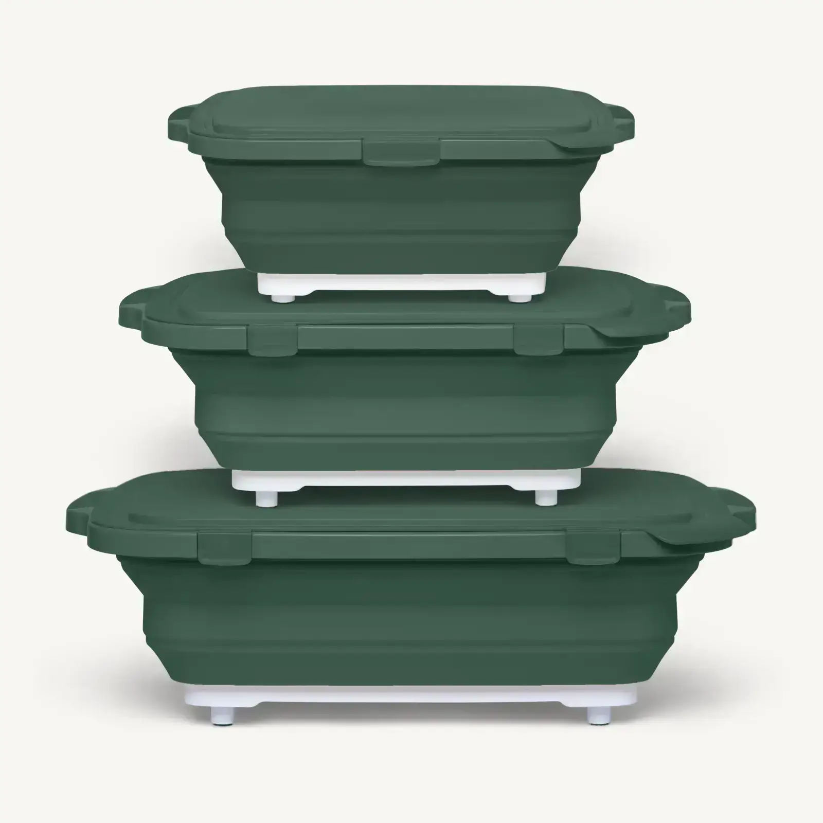 3pc Collapsible BBQ Prep Tub Set