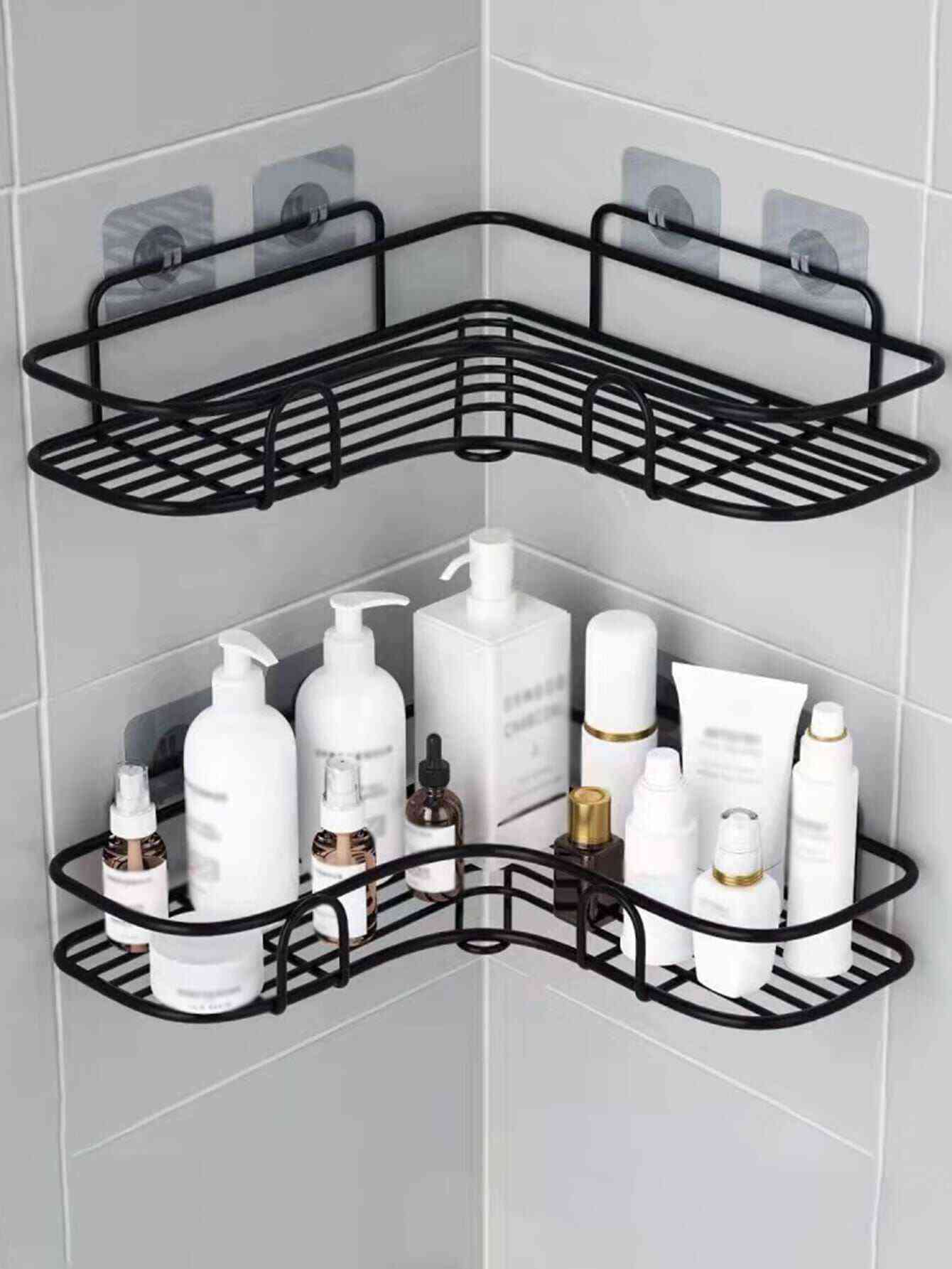 1pc Punch-free Wall Mounted Storage Rack