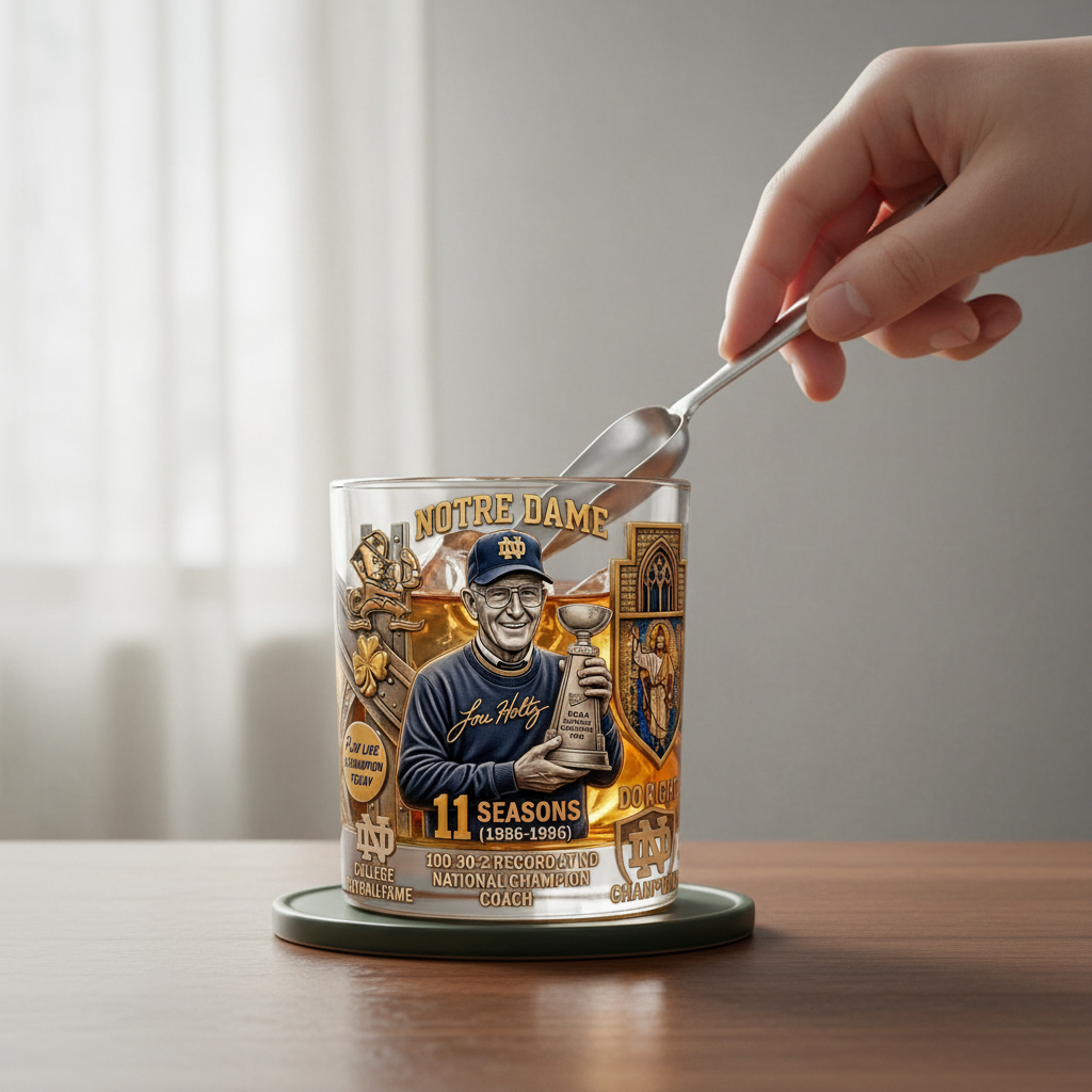 Lou Holtz Limited Edition Whiskey Glass