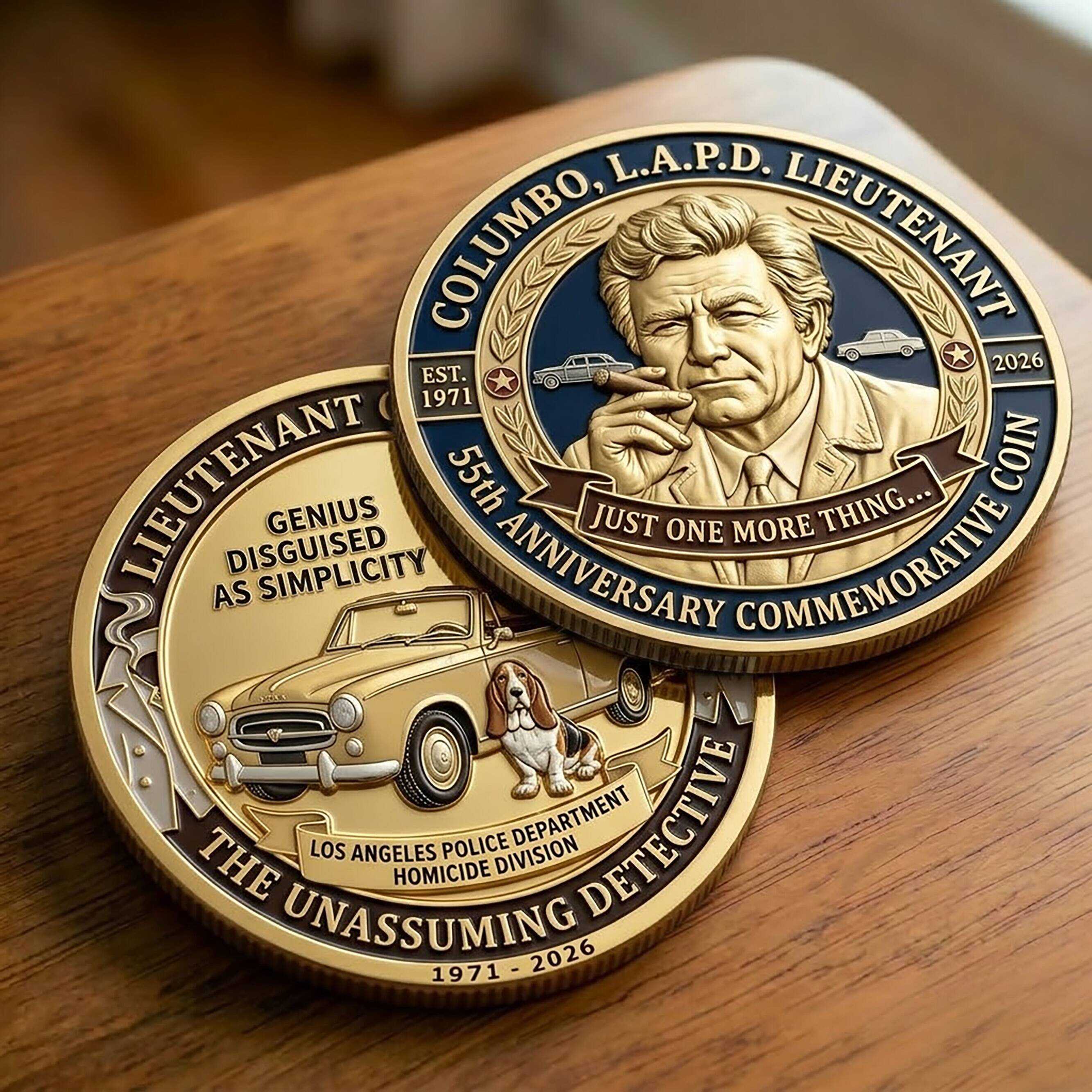 Columbo 55th Anniversary Coin！