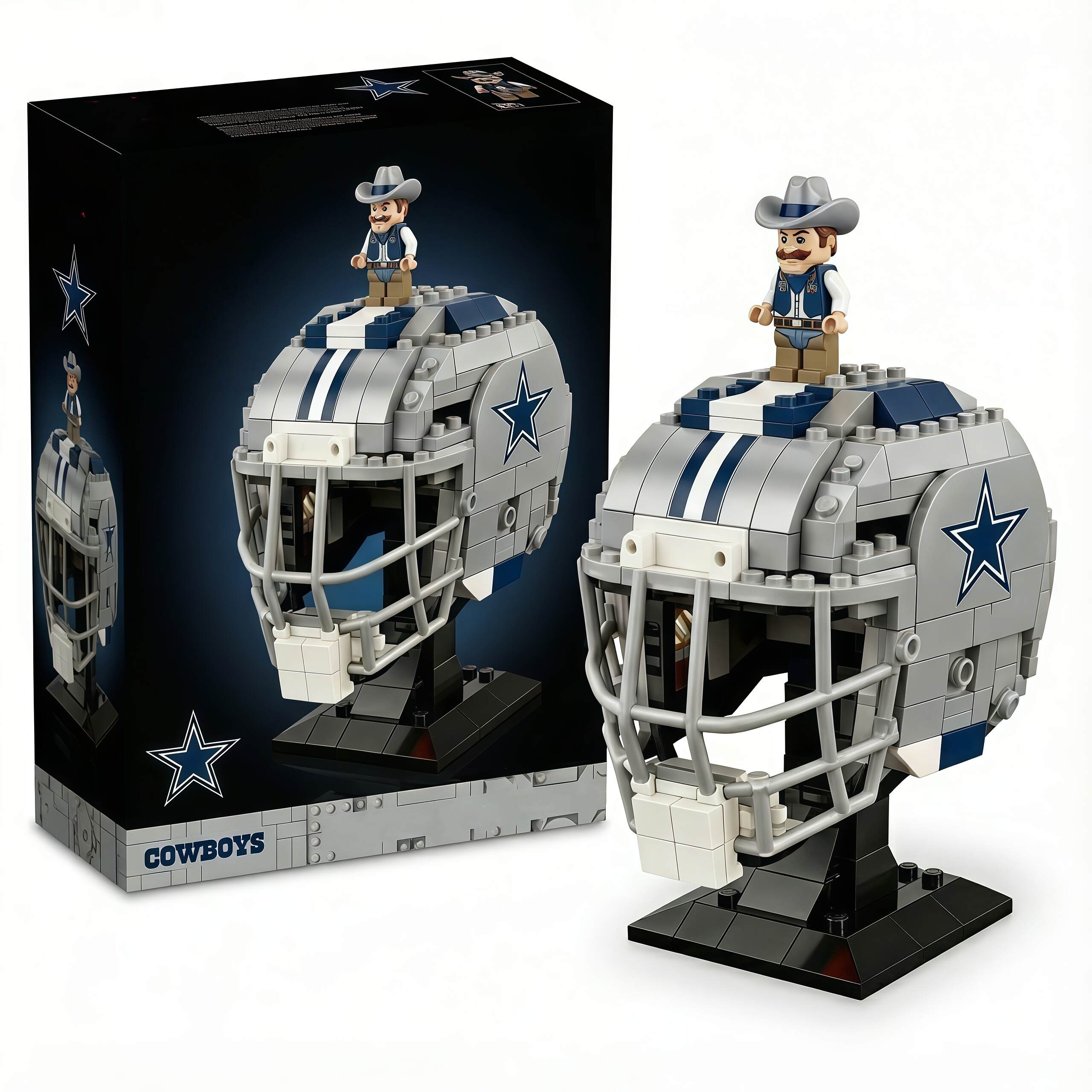 American Pro Football Brick Helmet Collector Brick Set