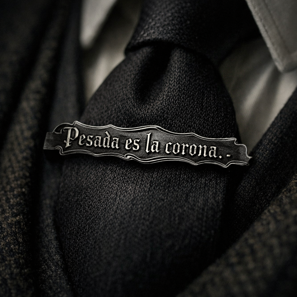Peaky Blinders Pesada es la corona Tie Clip