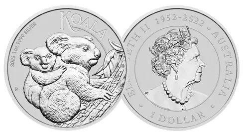 2023 Perth Mint Koala Silver Coin - 1oz