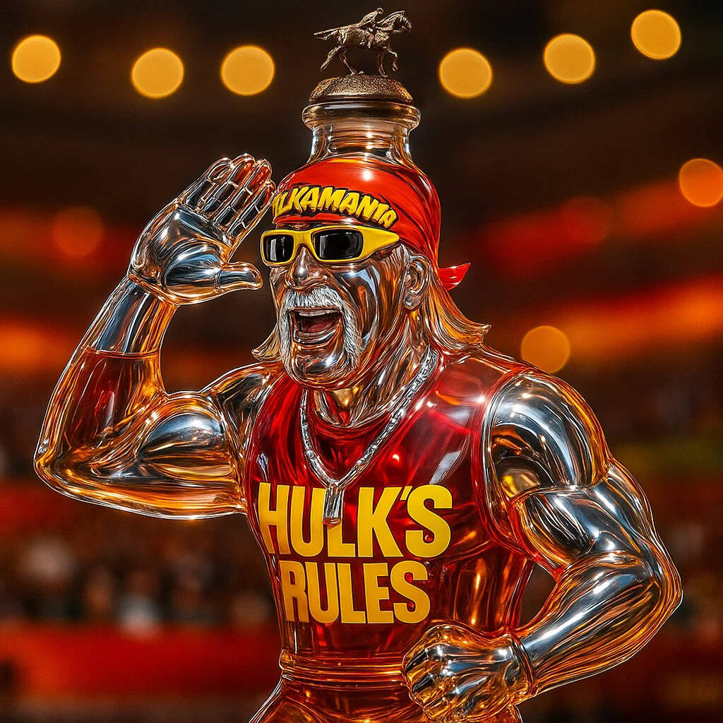 Hulk Hogan Limited Edition Whisky Bottle