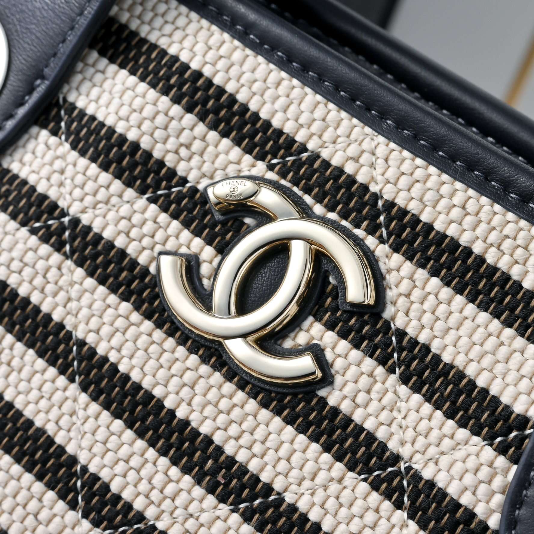 Striped Linen Beach Tote & Shopper Series