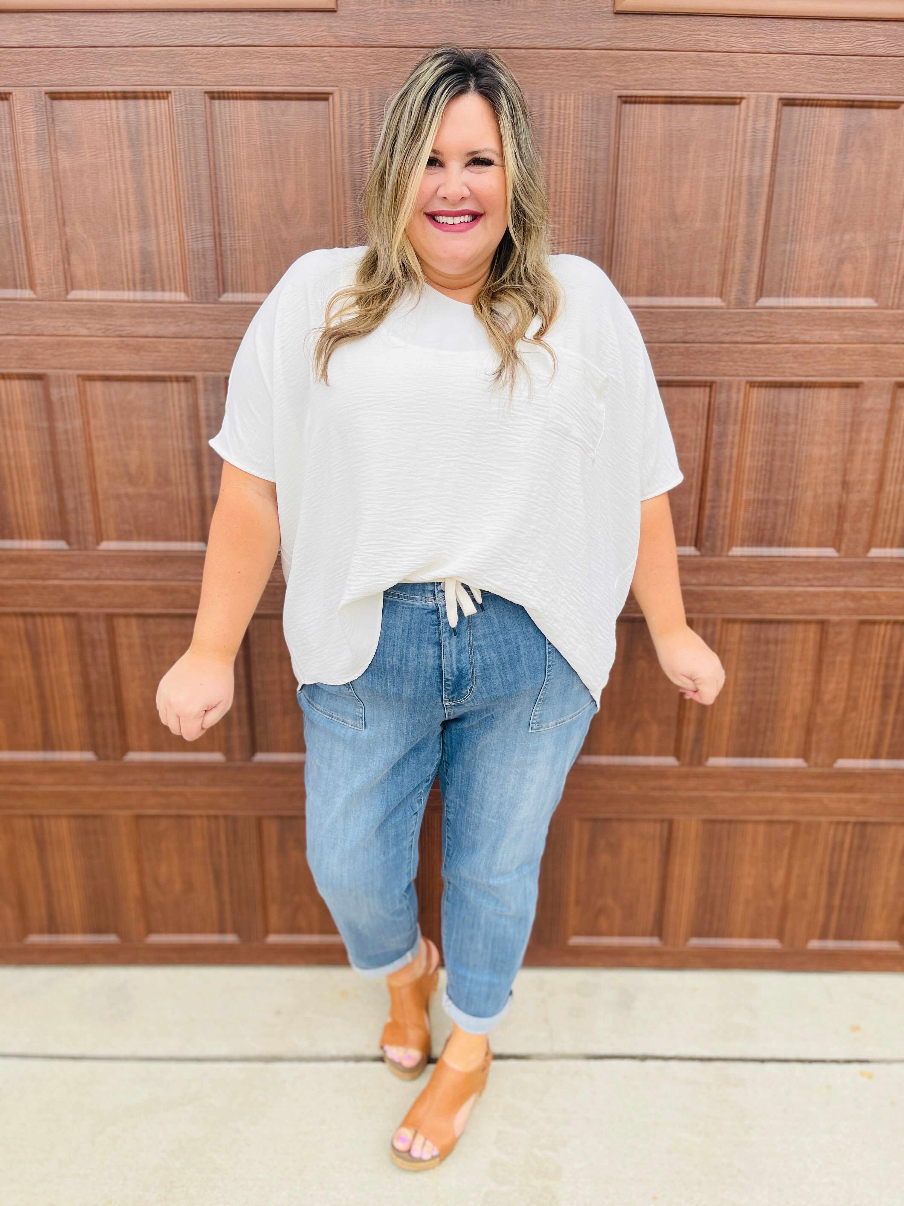 MARKDOWNS! Joggers REG/CURVY Jog It Out Denim Joggers RESTOCK!