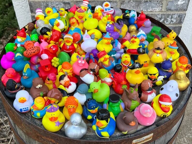 Mixed Rubber Ducks Jeep Rubber Ducks Bulk Set - For Ducks Cruising Ducks