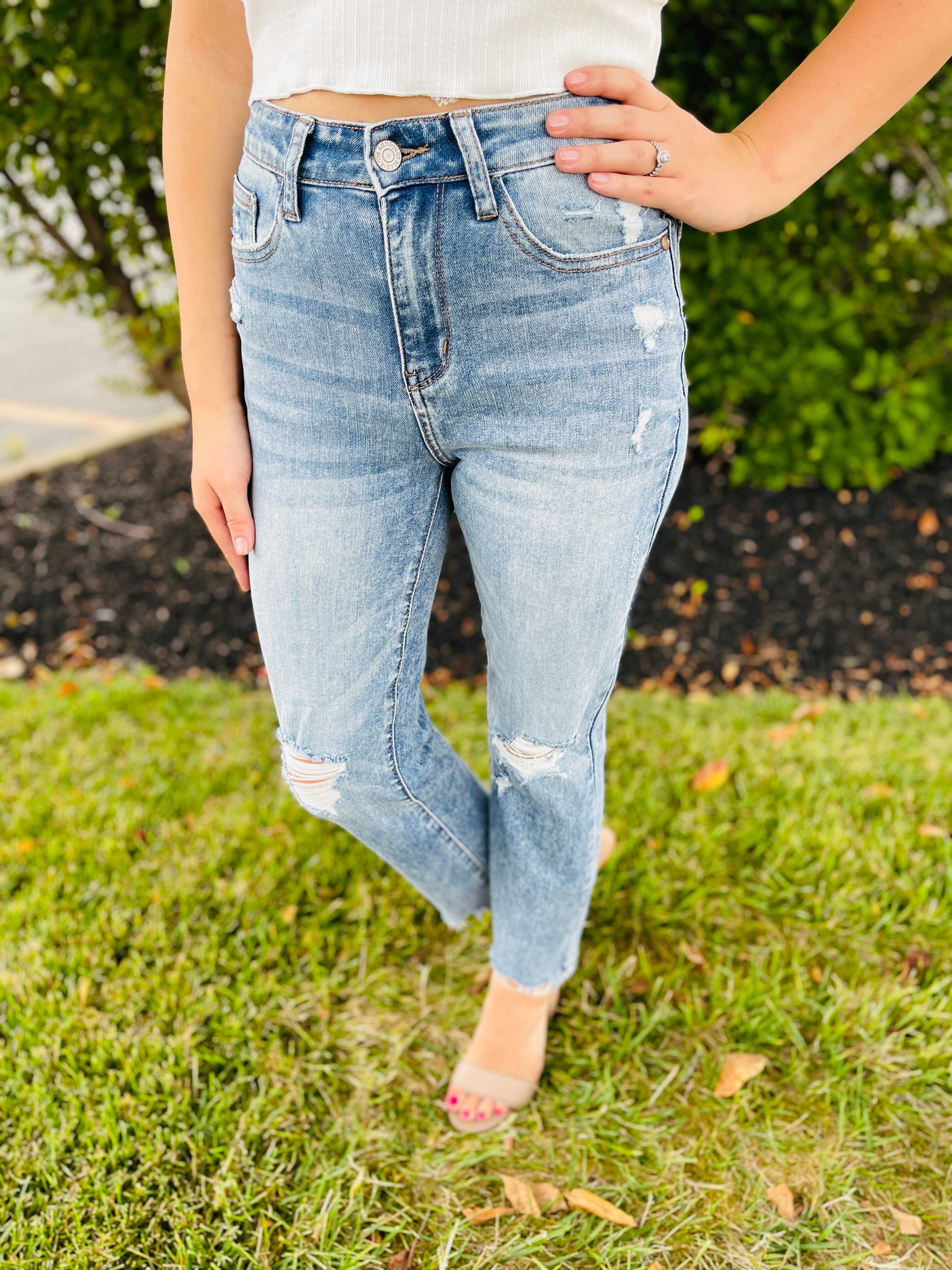 Plus/Reg More Than You Can Chew Hem Bootcut Jeans