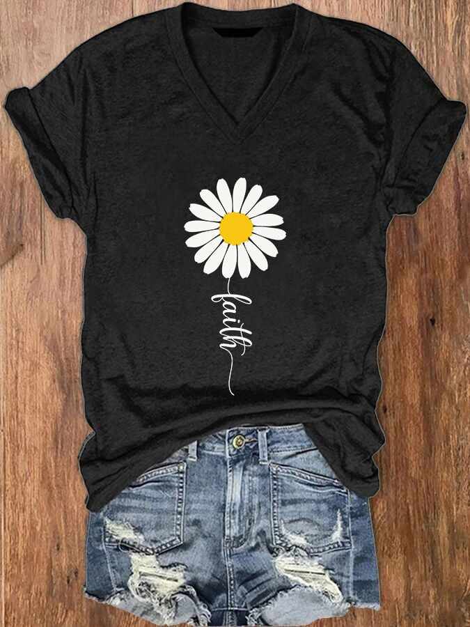 Women's Faith Printed T-shirt