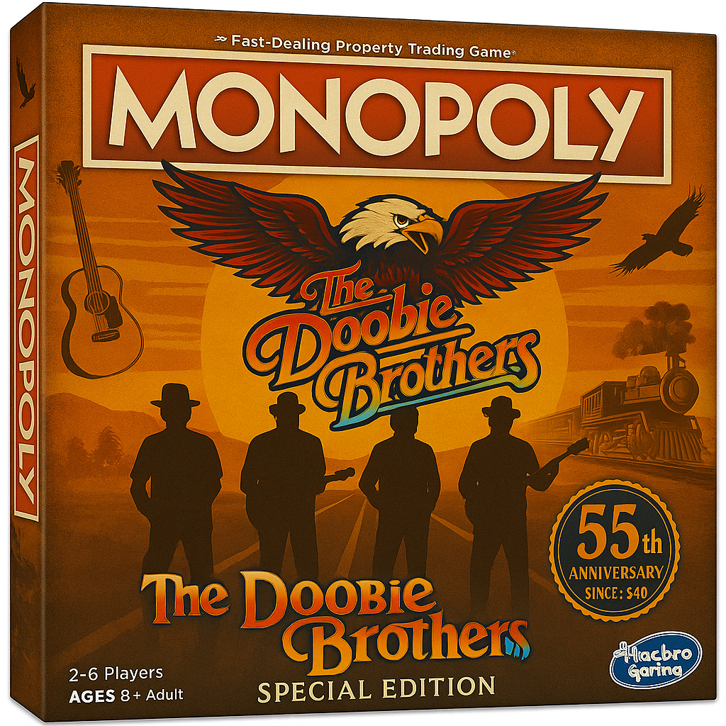 MONOPOLY: The Doobie Brothers – 55th Anniversary Edition
