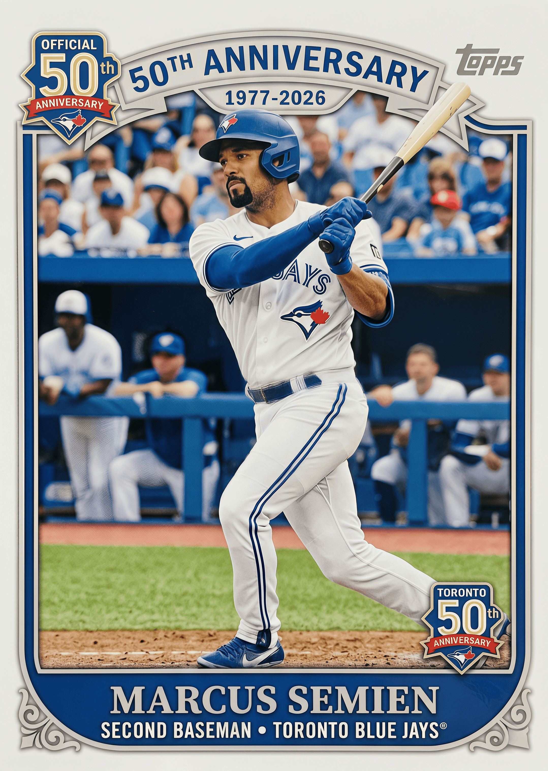 2026 Toronto Blue Jays 50th Anniversary Trading Cards Hobby Box