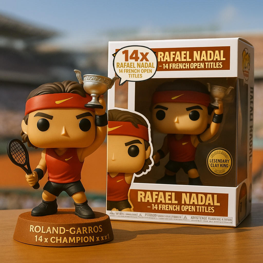 Rafael Nadal 14 French Open Titles Pop Figure