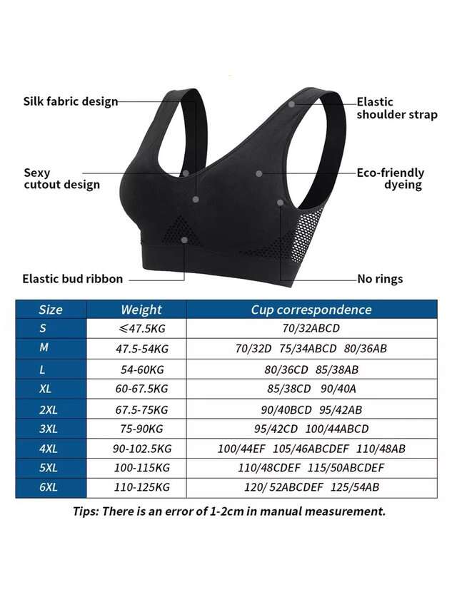 Perforated Seamless Sports Bra Plus Size