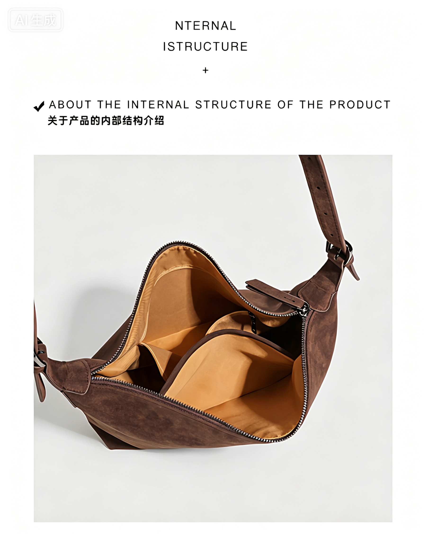 Fashionable handbag with classic design