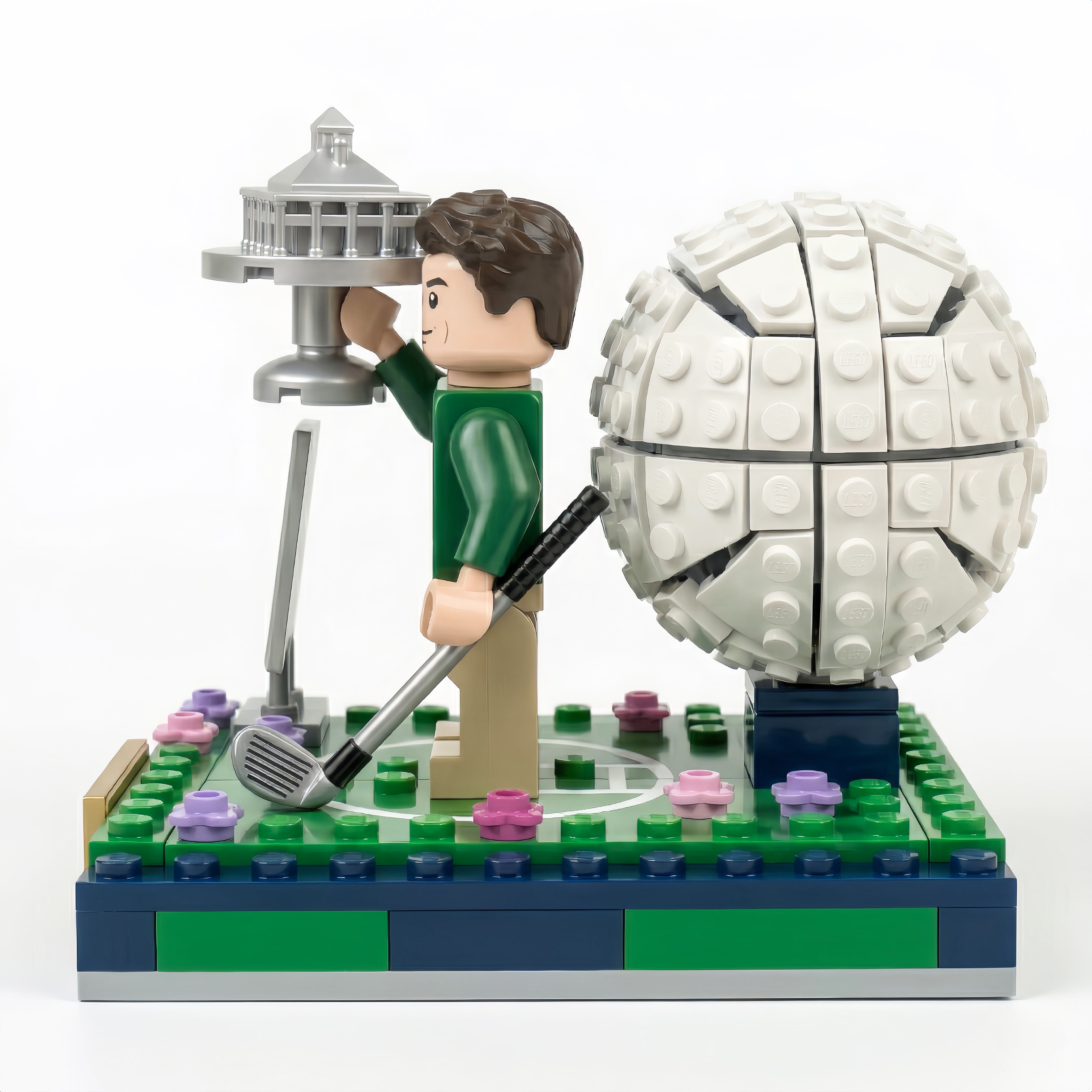 LIMITED EDITION Rory McIlroy Masters 2X Winner LEGO-Style Build Set 🏆