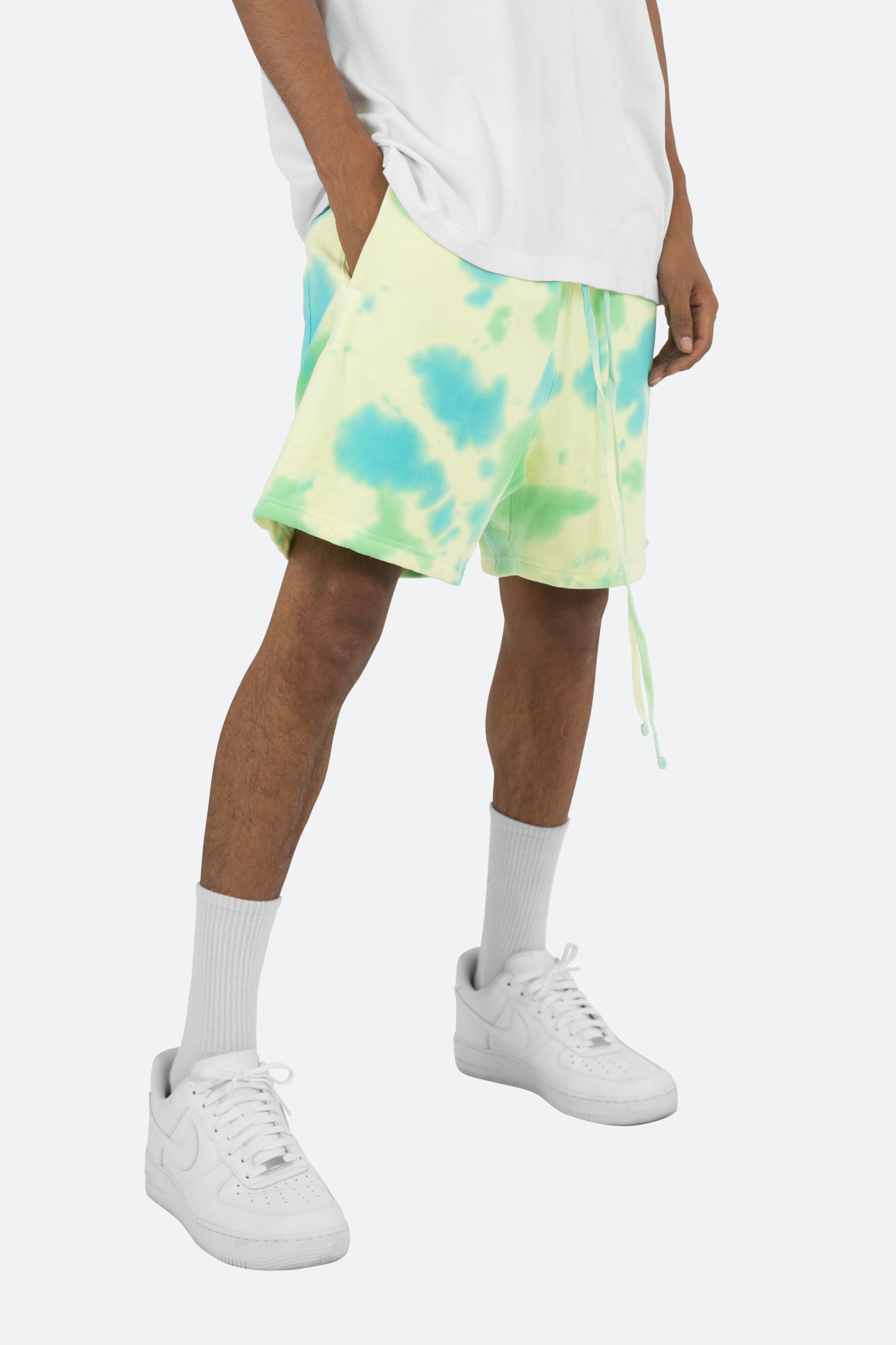 Dyed Every Day Sweatshorts - Yellow/Blue