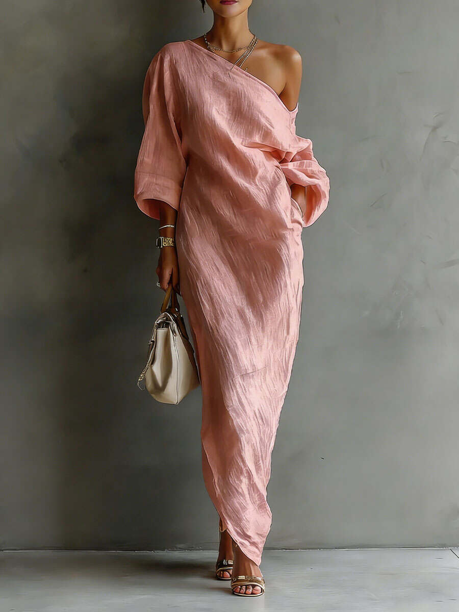 🔥Summer Arrivals🌟Women's Casual Off-the-shoulder Dress