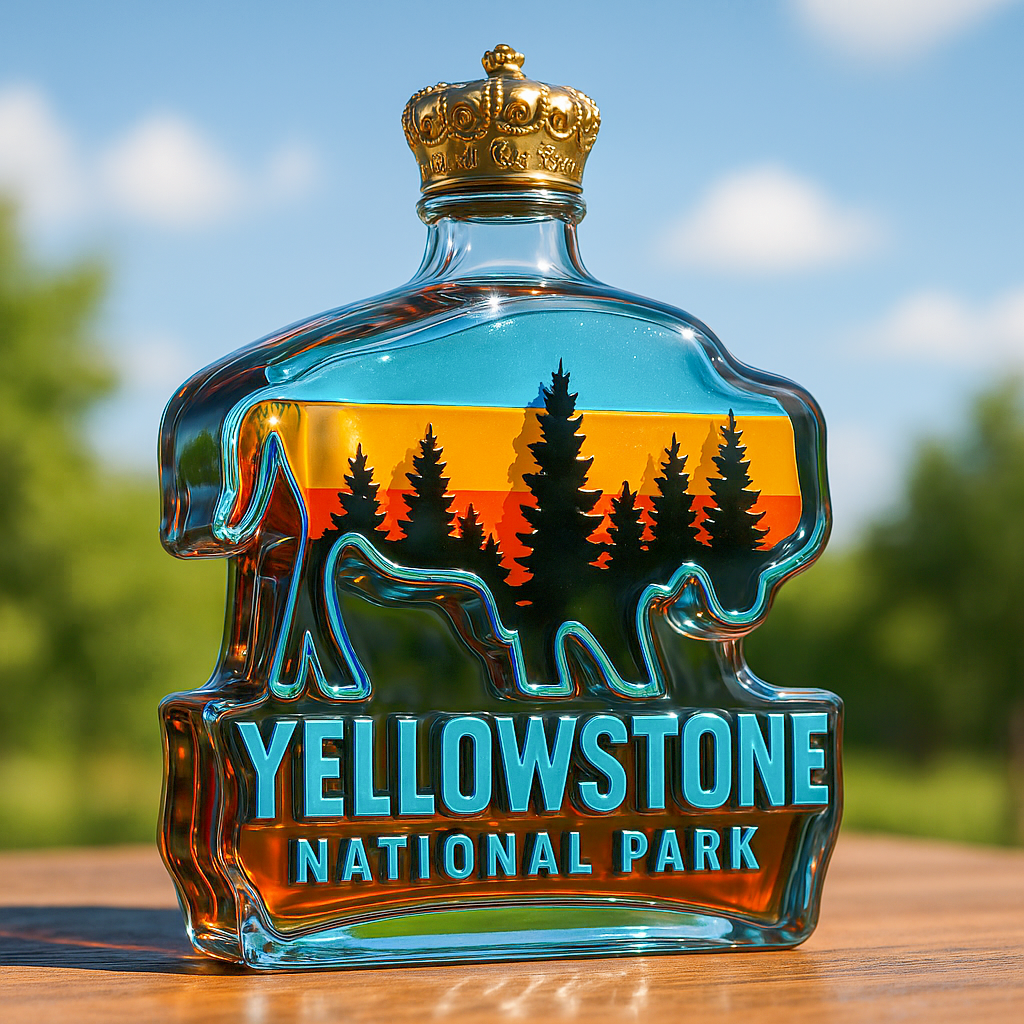 Yellowstone Bison Whiskey Bottle