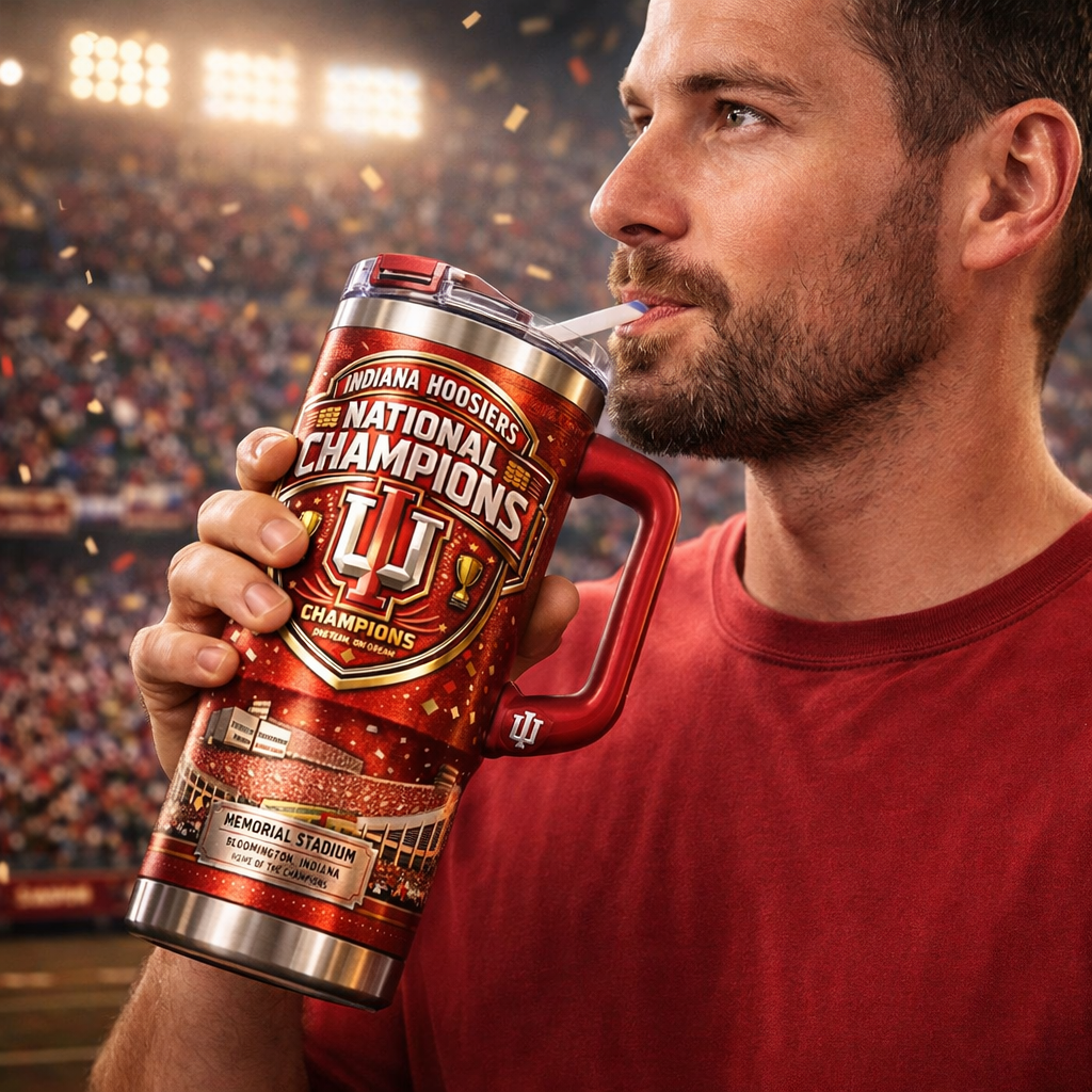 Indiana Hoosiers 2026 National Champions Tumbler