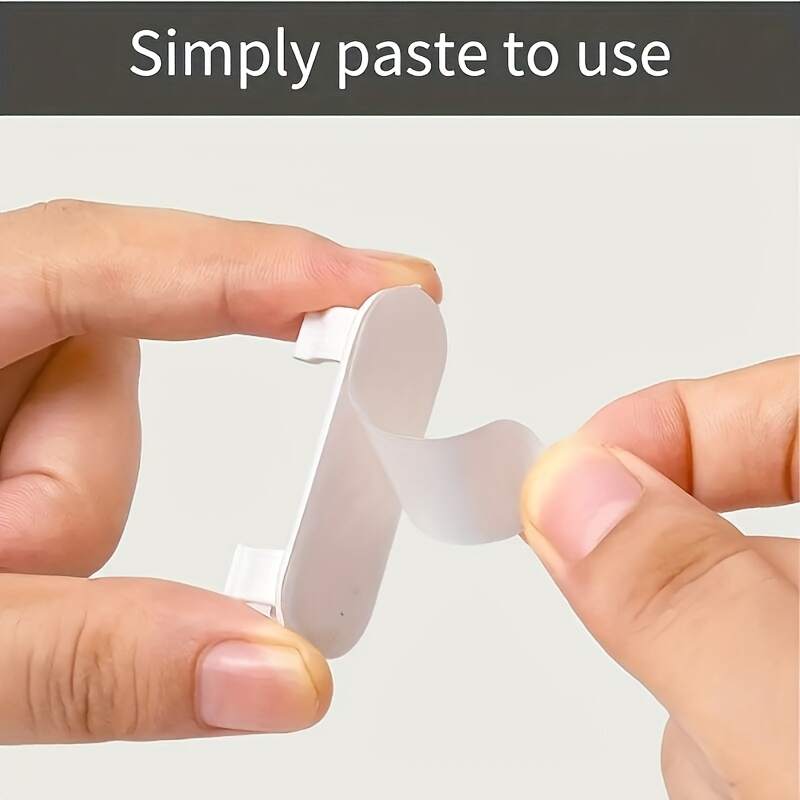 [20pcs Adjustable Cable Clips] 20pcs Strong Adjustable Adhesive Cable Management Clips | Wire Organizers for TV/PC/Network Cables, Under Desk & Wall Cord Holders for Home Office Organization, No Residue Removal