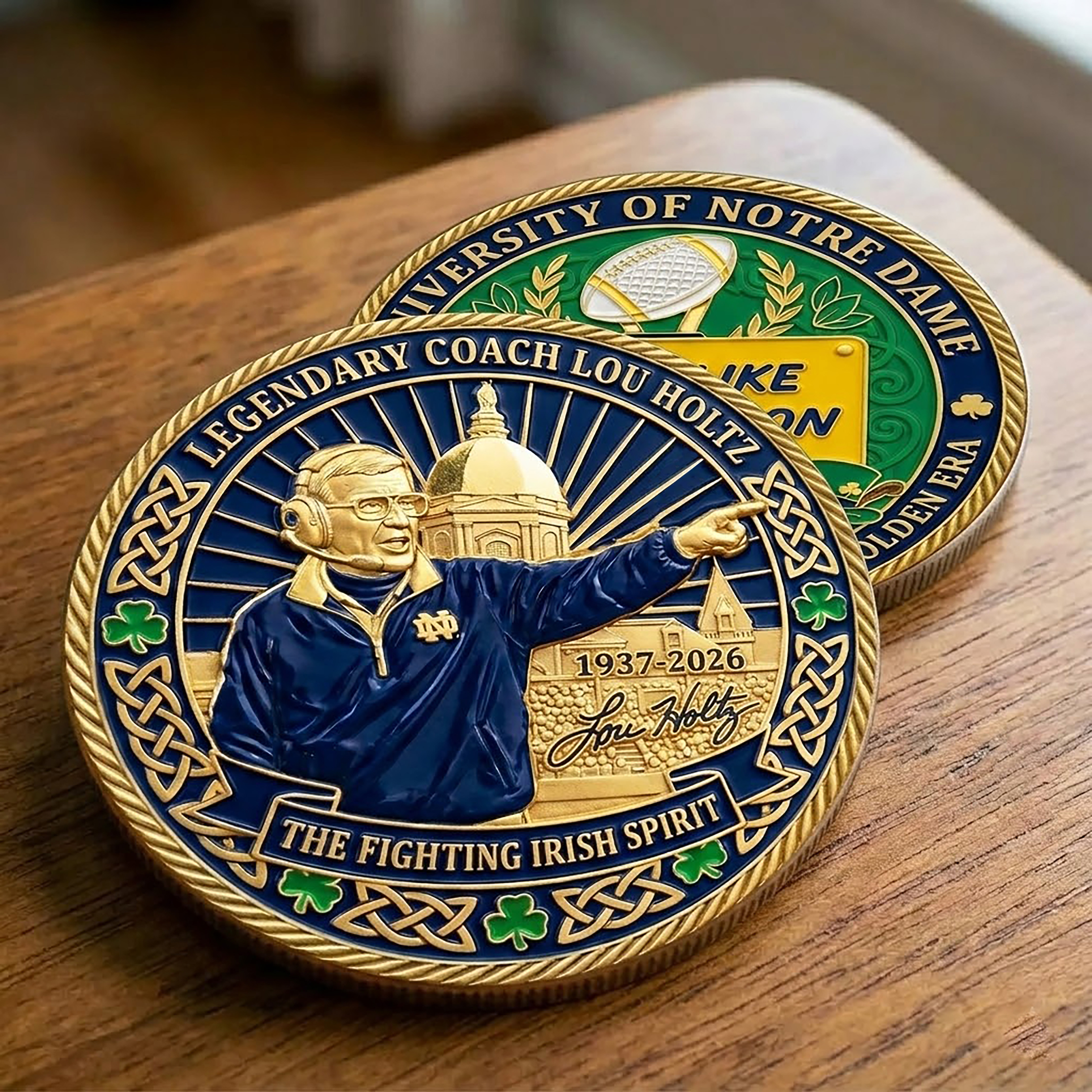 🏈 Legendary Coach Commemorative Challenge Coin