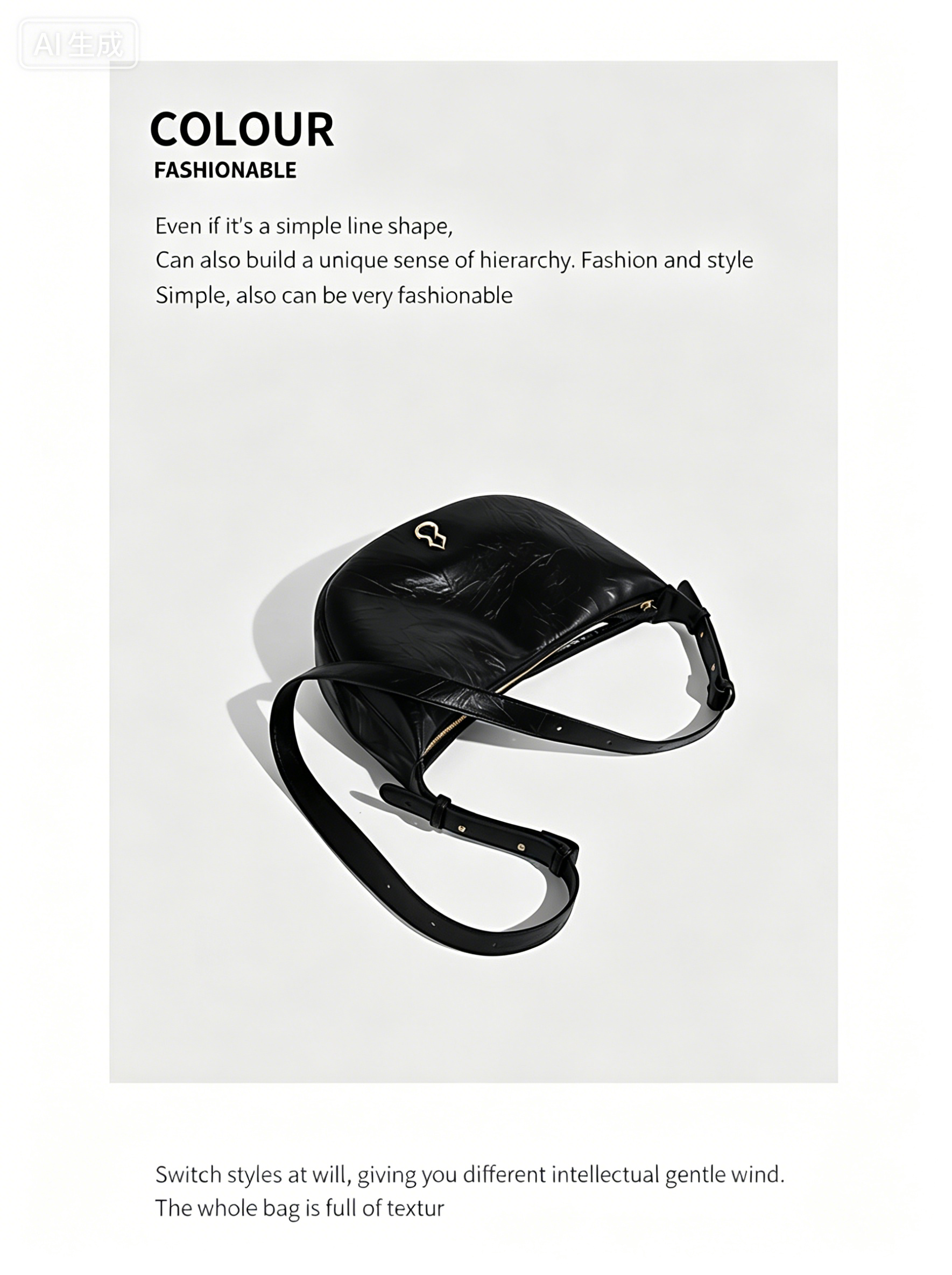 Fashionable classic Handbag Moon