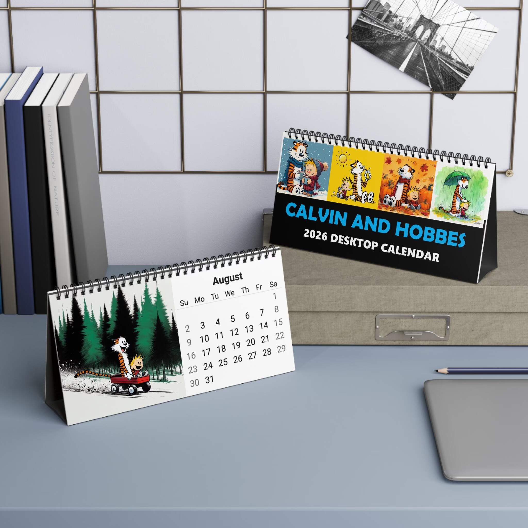 A Year With Calvin & Hobbes Desktop Calendar