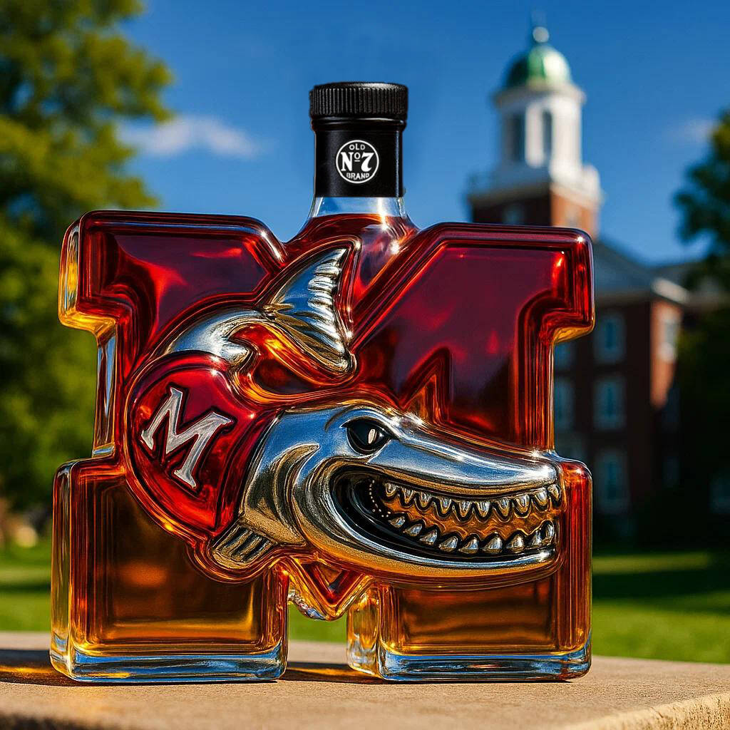 Muskingum University Whiskey Bottle